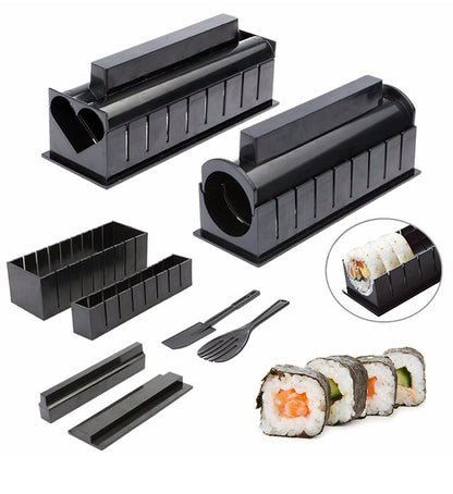 Factory direct sushi maker sushi roll mold 11 piece set Kitchen gadget DIY tool set