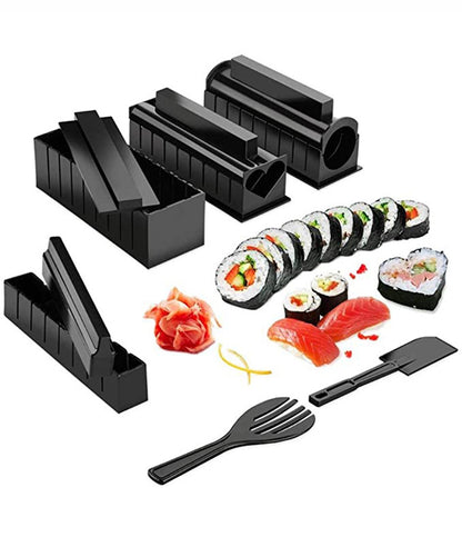 Factory direct sushi maker sushi roll mold 11 piece set Kitchen gadget DIY tool set