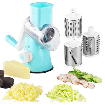 3 in 1 Rotary Grater Slicer