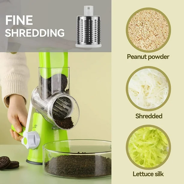 3 in 1 Rotary Grater Slicer